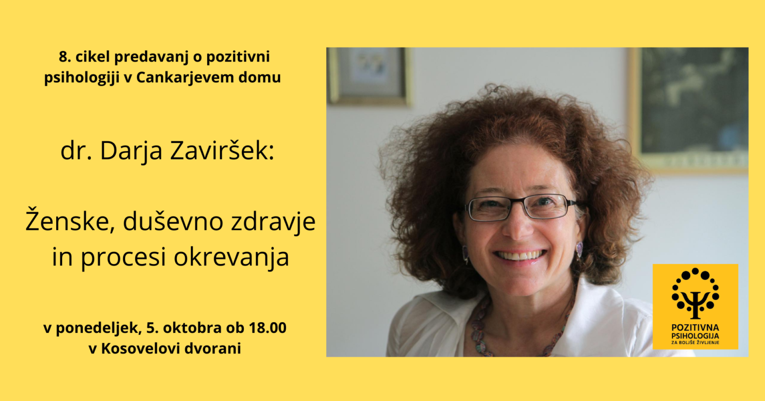 Ženske, duševno zdravje in procesi okrevanja, dr. Darja Zaviršek