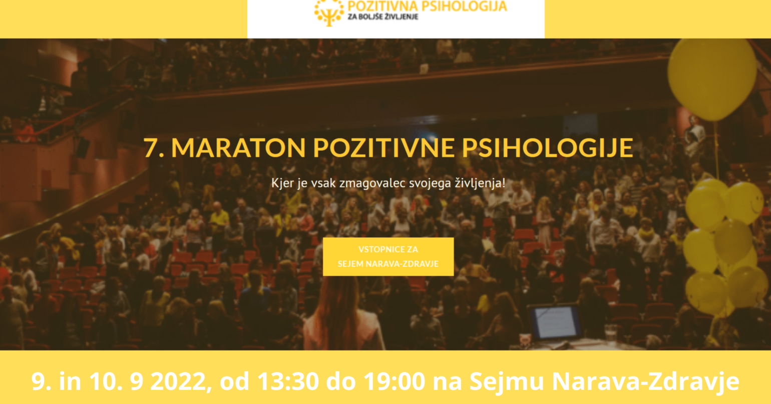 7. maraton pozitivne psihologije