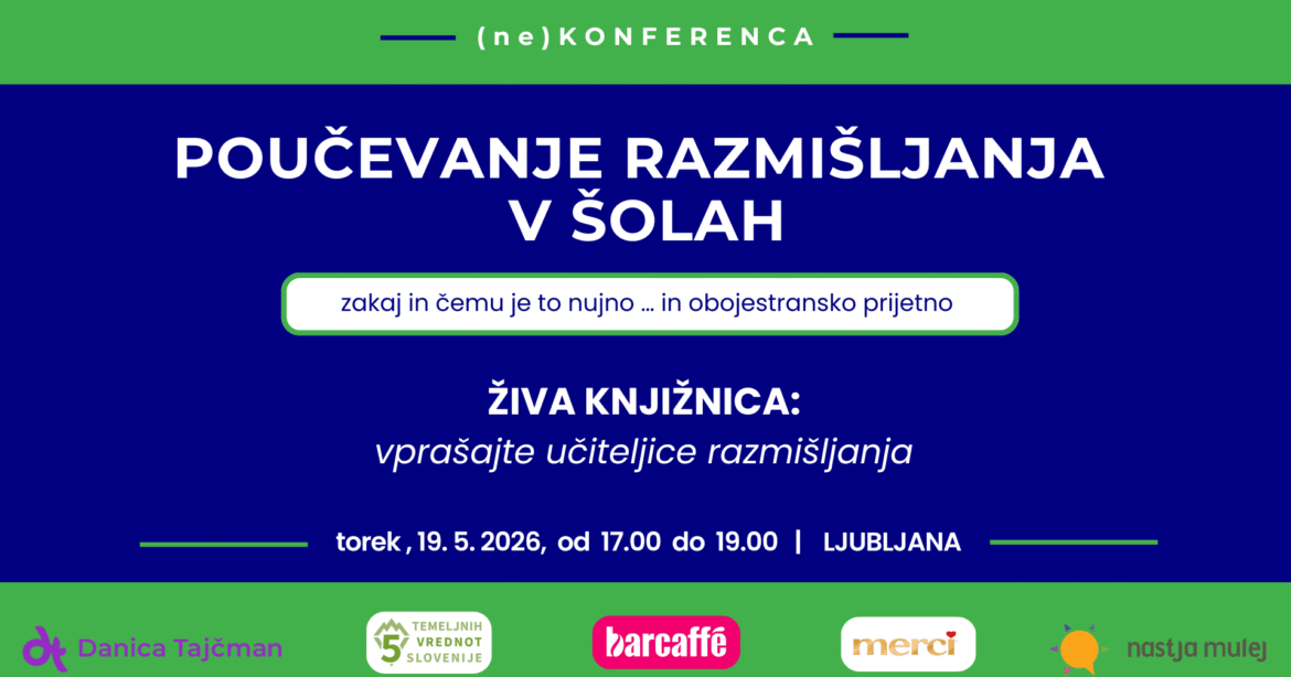 Poučevanje razmišljanja v šolah – ŽIVA KNJIŽNICA